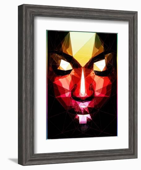 Dark Face-Enrico Varrasso-Framed Art Print