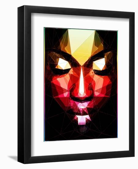 Dark Face-Enrico Varrasso-Framed Art Print