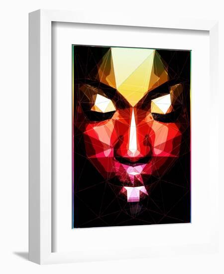 Dark Face-Enrico Varrasso-Framed Art Print