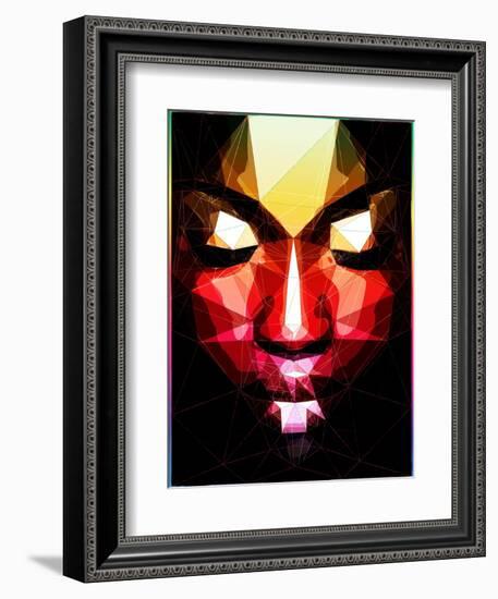 Dark Face-Enrico Varrasso-Framed Art Print