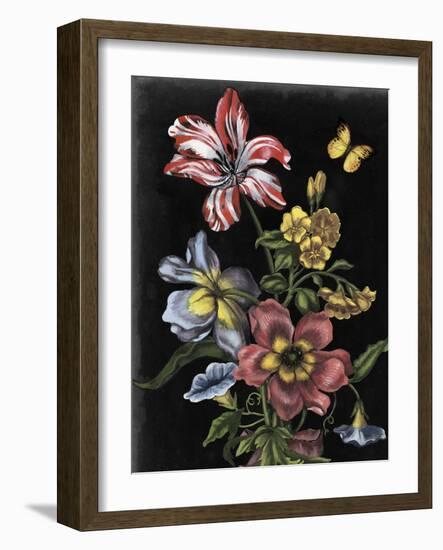 Dark Floral I-Naomi McCavitt-Framed Art Print