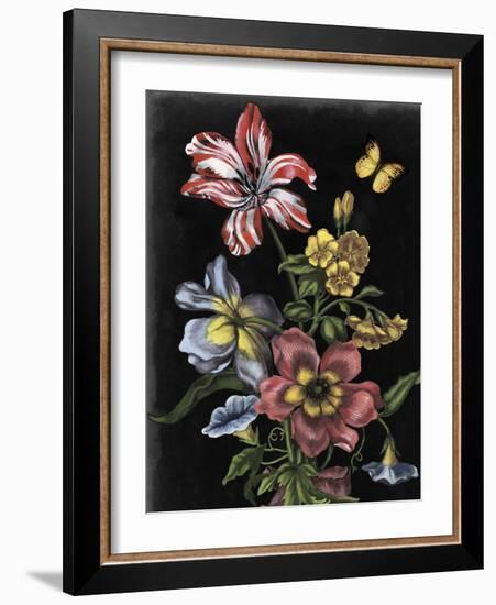 Dark Floral I-Naomi McCavitt-Framed Art Print