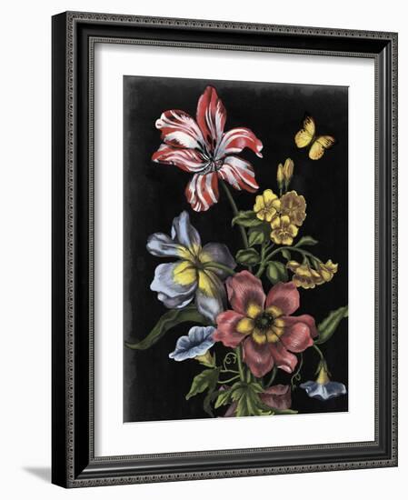 Dark Floral I-Naomi McCavitt-Framed Art Print