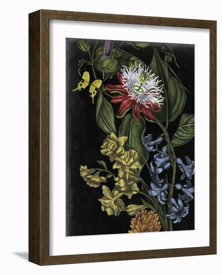 Dark Floral III-Naomi McCavitt-Framed Art Print