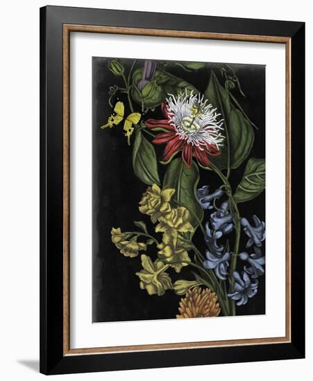 Dark Floral III-Naomi McCavitt-Framed Art Print