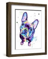 Dark Frenchie-Jenn Seeley-Framed Art Print