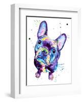 Dark Frenchie-Jenn Seeley-Framed Art Print