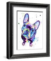 Dark Frenchie-Jenn Seeley-Framed Art Print