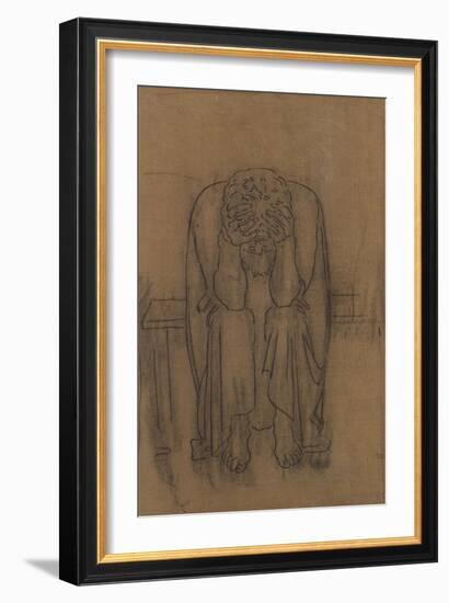 Dark Genius; Dunkler Genius, 1891-2-Ferdinand Hodler-Framed Giclee Print