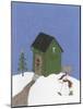 Dark Green Outhouse-Debbie McMaster-Mounted Giclee Print