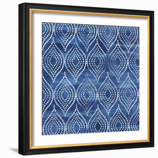 Dark Indigo Speckles-Aimee Wilson-Framed Art Print