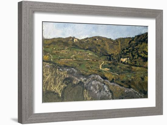 Dark Landscape (Pastel on Paper)-Ker Xavier Roussel-Framed Giclee Print