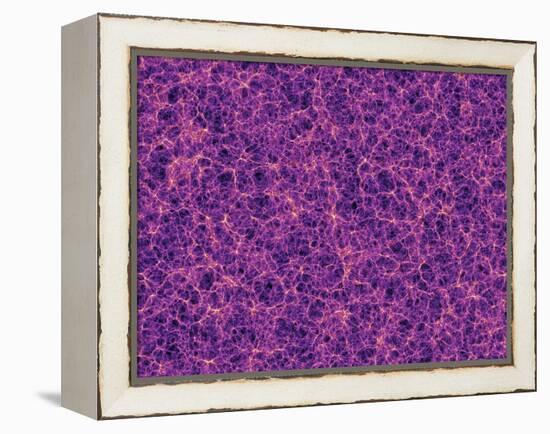 Dark Matter Distribution-Volker Springel-Framed Premier Image Canvas