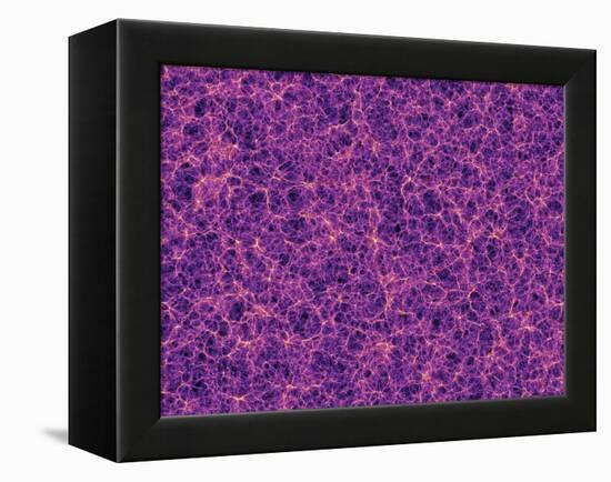 Dark Matter Distribution-Volker Springel-Framed Premier Image Canvas