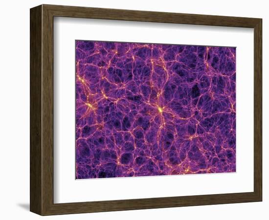 Dark Matter Distribution-Volker Springel-Framed Premium Photographic Print