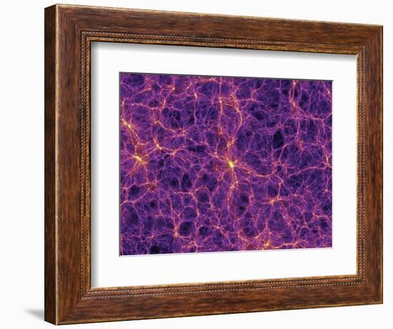 Dark Matter Distribution-Volker Springel-Framed Premium Photographic Print