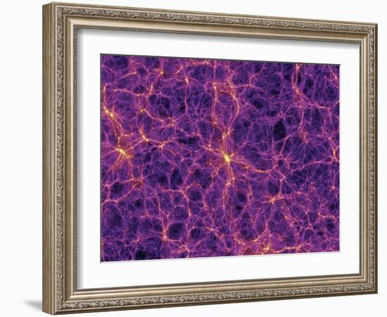 Dark Matter Distribution-Volker Springel-Framed Photographic Print