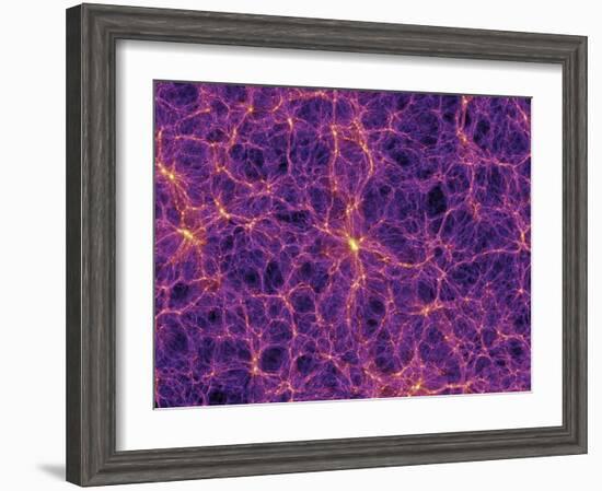 Dark Matter Distribution-Volker Springel-Framed Photographic Print