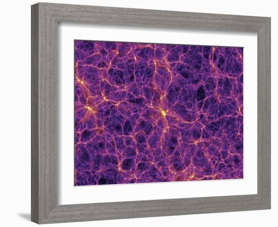 Dark Matter Distribution-Volker Springel-Framed Photographic Print