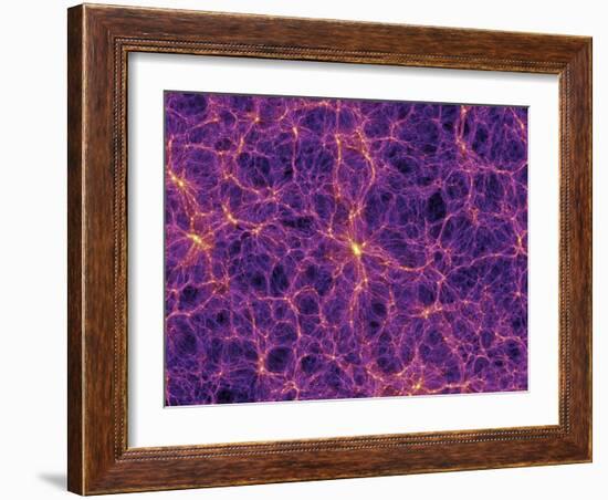 Dark Matter Distribution-Volker Springel-Framed Photographic Print