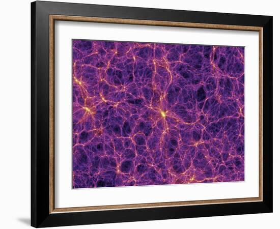 Dark Matter Distribution-Volker Springel-Framed Photographic Print