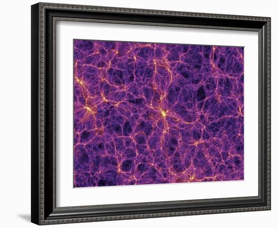 Dark Matter Distribution-Volker Springel-Framed Photographic Print