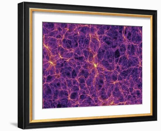 Dark Matter Distribution-Volker Springel-Framed Photographic Print