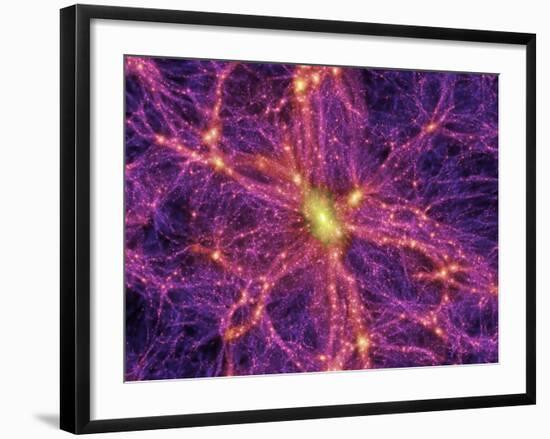 Dark Matter Distribution-Volker Springel-Framed Photographic Print