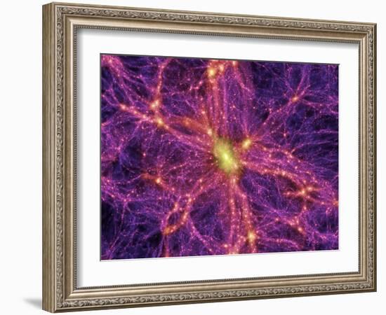 Dark Matter Distribution-Volker Springel-Framed Photographic Print