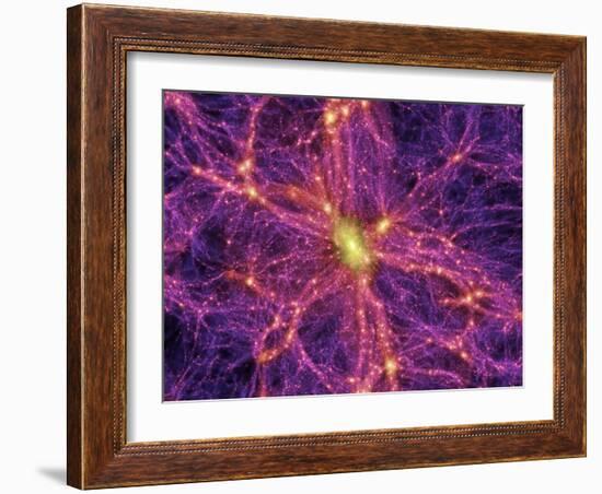 Dark Matter Distribution-Volker Springel-Framed Photographic Print