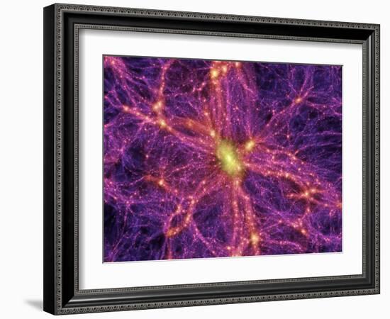 Dark Matter Distribution-Volker Springel-Framed Photographic Print