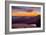 Dark Mood and Sunrise Hills, Petaluma Sonoma County, Bay Area-Vincent James-Framed Photographic Print