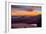 Dark Mood and Sunrise Hills, Petaluma Sonoma County, Bay Area-Vincent James-Framed Photographic Print