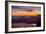 Dark Mood and Sunrise Hills, Petaluma Sonoma County, Bay Area-Vincent James-Framed Photographic Print