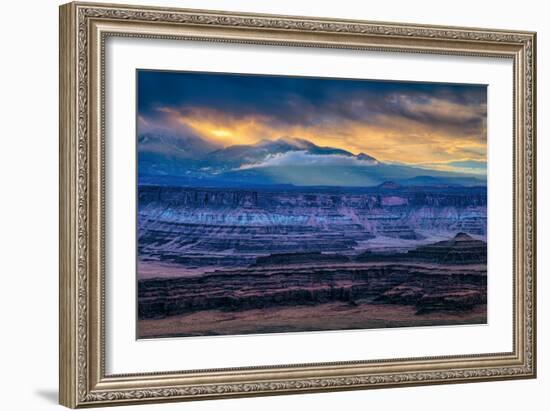 Dark Morning Brew at Dead Horse Point, Moab Utah, Canyonlands-Vincent James-Framed Photographic Print