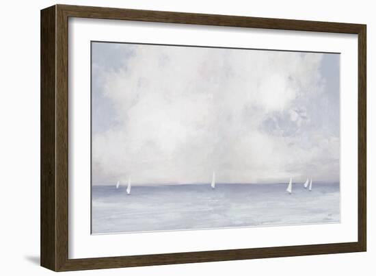 Dark Morning Sail-Julia Purinton-Framed Art Print