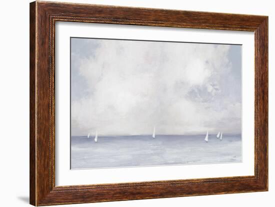 Dark Morning Sail-Julia Purinton-Framed Art Print