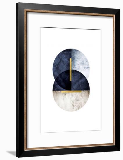 Dark Navy-Urban Epiphany-Framed Art Print