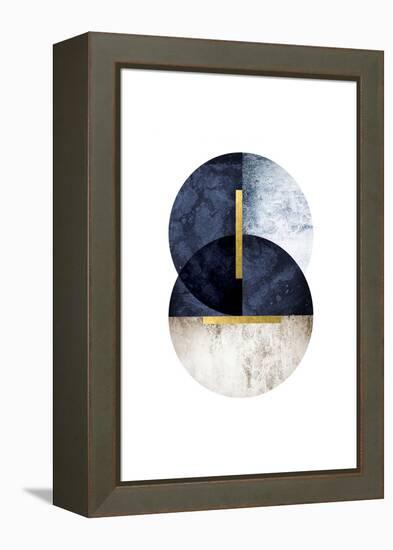 Dark Navy-Urban Epiphany-Framed Stretched Canvas