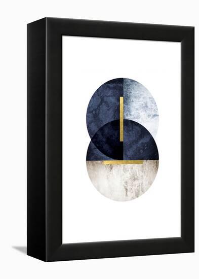 Dark Navy-Urban Epiphany-Framed Stretched Canvas