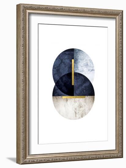 Dark Navy-Urban Epiphany-Framed Art Print