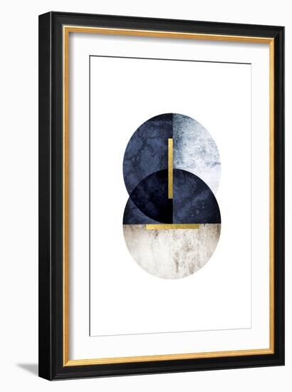 Dark Navy-Urban Epiphany-Framed Art Print