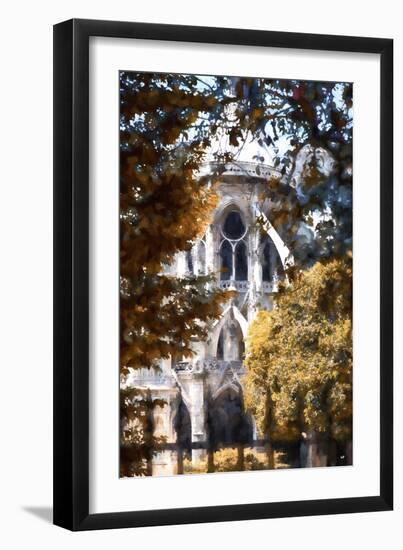 Dark of Notre Dame Cathedral Paris-Philippe Hugonnard-Framed Giclee Print