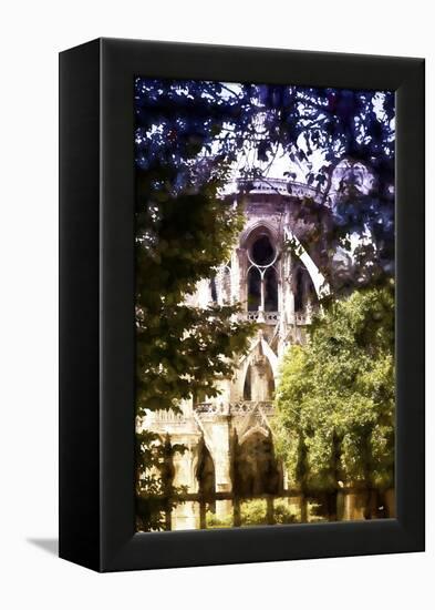 Dark of Notre Dame Cathedral-Philippe Hugonnard-Framed Premier Image Canvas