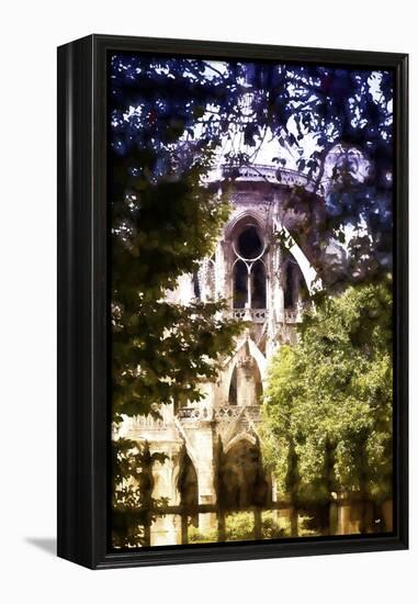 Dark of Notre Dame Cathedral-Philippe Hugonnard-Framed Premier Image Canvas