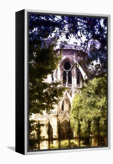 Dark of Notre Dame Cathedral-Philippe Hugonnard-Framed Premier Image Canvas