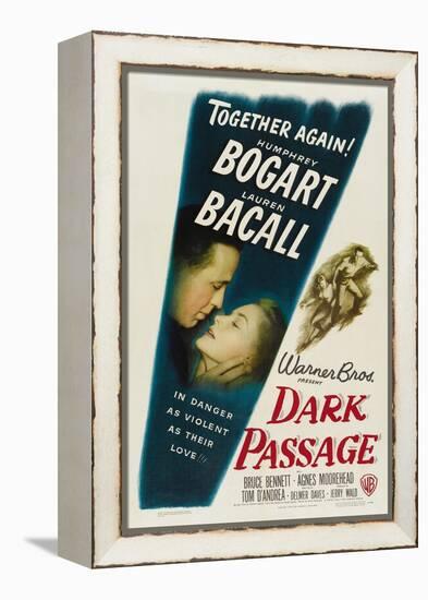 Dark Passage 1947-null-Framed Premier Image Canvas