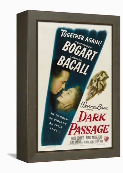 Dark Passage 1947-null-Framed Premier Image Canvas