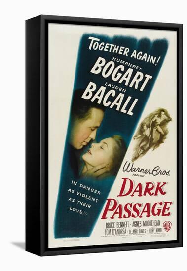 Dark Passage 1947-null-Framed Premier Image Canvas