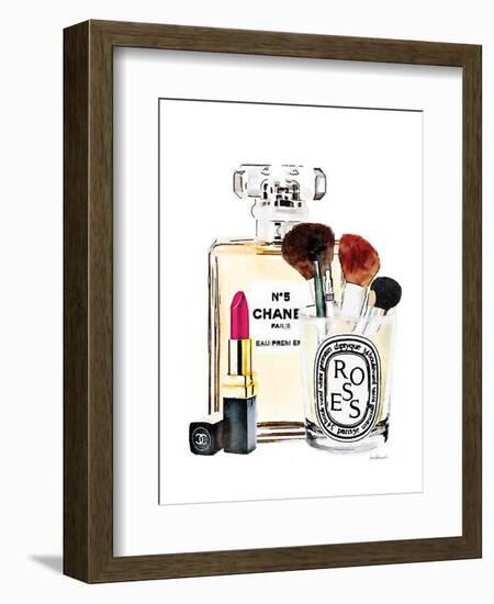 Dark Pink Makeup Station-Amanda Greenwood-Framed Premium Giclee Print